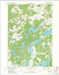 Chain Lake Wisconsin Historical topographic map, 1:24000 scale, 7.5 X 7.5 Minute, Year 1972