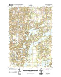 Chain Lake Wisconsin Historical topographic map, 1:24000 scale, 7.5 X 7.5 Minute, Year 2013