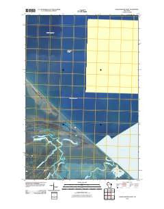 Chequamegon Point Wisconsin Historical topographic map, 1:24000 scale, 7.5 X 7.5 Minute, Year 2010