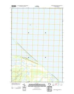 Chequamegon Point Wisconsin Historical topographic map, 1:24000 scale, 7.5 X 7.5 Minute, Year 2013