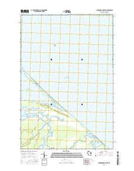 Chequamegon Point Wisconsin Current topographic map, 1:24000 scale, 7.5 X 7.5 Minute, Year 2015