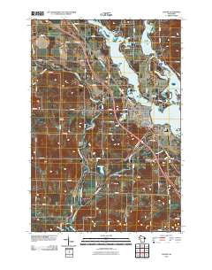 Chetek Wisconsin Historical topographic map, 1:24000 scale, 7.5 X 7.5 Minute, Year 2010