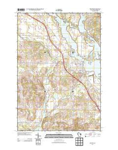 Chetek Wisconsin Historical topographic map, 1:24000 scale, 7.5 X 7.5 Minute, Year 2013