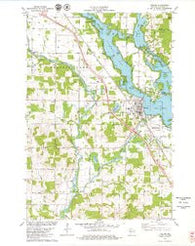 Chetek Wisconsin Historical topographic map, 1:24000 scale, 7.5 X 7.5 Minute, Year 1978