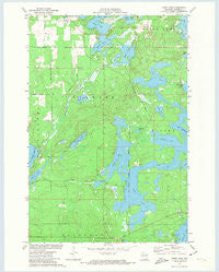 Chief Lake Wisconsin Historical topographic map, 1:24000 scale, 7.5 X 7.5 Minute, Year 1971