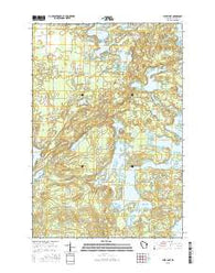 Chief Lake Wisconsin Current topographic map, 1:24000 scale, 7.5 X 7.5 Minute, Year 2015