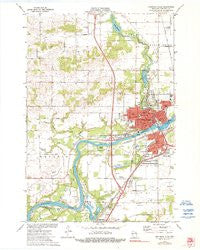 Chippewa Falls Wisconsin Historical topographic map, 1:24000 scale, 7.5 X 7.5 Minute, Year 1972