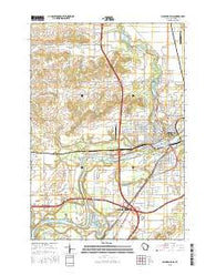 Chippewa Falls Wisconsin Current topographic map, 1:24000 scale, 7.5 X 7.5 Minute, Year 2015