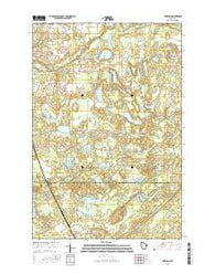 Chittamo Wisconsin Current topographic map, 1:24000 scale, 7.5 X 7.5 Minute, Year 2015