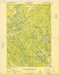 Chittamo Wisconsin Historical topographic map, 1:48000 scale, 15 X 15 Minute, Year 1949