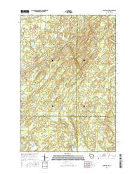 Chittamo NE Wisconsin Current topographic map, 1:24000 scale, 7.5 X 7.5 Minute, Year 2015