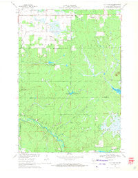 City Point NW Wisconsin Historical topographic map, 1:24000 scale, 7.5 X 7.5 Minute, Year 1970