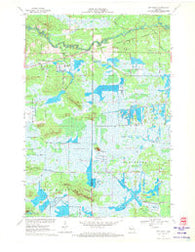 City Point Wisconsin Historical topographic map, 1:24000 scale, 7.5 X 7.5 Minute, Year 1970