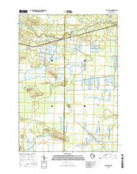 City Point Wisconsin Current topographic map, 1:24000 scale, 7.5 X 7.5 Minute, Year 2015