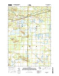 City Point Wisconsin Current topographic map, 1:24000 scale, 7.5 X 7.5 Minute, Year 2015