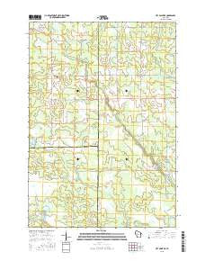 City Point NE Wisconsin Current topographic map, 1:24000 scale, 7.5 X 7.5 Minute, Year 2015