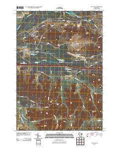 City Rock Wisconsin Historical topographic map, 1:24000 scale, 7.5 X 7.5 Minute, Year 2010