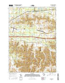 City Rock Wisconsin Current topographic map, 1:24000 scale, 7.5 X 7.5 Minute, Year 2016