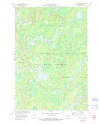 Clam Lake SE Wisconsin Historical topographic map, 1:24000 scale, 7.5 X 7.5 Minute, Year 1971