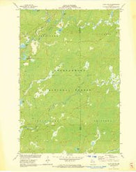 Clam Lake SW Wisconsin Historical topographic map, 1:24000 scale, 7.5 X 7.5 Minute, Year 1971