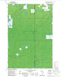 Clam Lake SW Wisconsin Historical topographic map, 1:24000 scale, 7.5 X 7.5 Minute, Year 1971