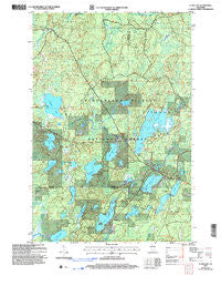 Clam Lake Wisconsin Historical topographic map, 1:24000 scale, 7.5 X 7.5 Minute, Year 2005