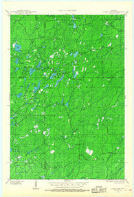 Clam Lake Wisconsin Historical topographic map, 1:48000 scale, 15 X 15 Minute, Year 1942