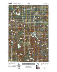 Clam Falls Wisconsin Historical topographic map, 1:24000 scale, 7.5 X 7.5 Minute, Year 2010