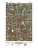 Clam Falls Wisconsin Historical topographic map, 1:24000 scale, 7.5 X 7.5 Minute, Year 2010