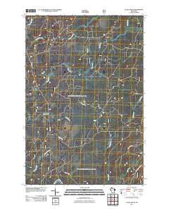 Clam Lake SE Wisconsin Historical topographic map, 1:24000 scale, 7.5 X 7.5 Minute, Year 2011