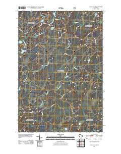 Clam Lake SW Wisconsin Historical topographic map, 1:24000 scale, 7.5 X 7.5 Minute, Year 2011