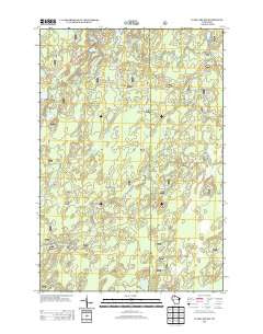 Clam Lake SW Wisconsin Historical topographic map, 1:24000 scale, 7.5 X 7.5 Minute, Year 2013