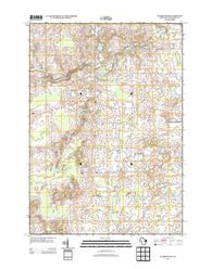 Clarks Mills Wisconsin Historical topographic map, 1:24000 scale, 7.5 X 7.5 Minute, Year 2013