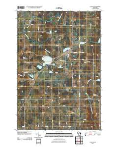 Clayton Wisconsin Historical topographic map, 1:24000 scale, 7.5 X 7.5 Minute, Year 2010