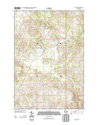 Clayton Wisconsin Historical topographic map, 1:24000 scale, 7.5 X 7.5 Minute, Year 2013