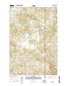 Clayton Wisconsin Current topographic map, 1:24000 scale, 7.5 X 7.5 Minute, Year 2015