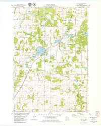 Clayton Wisconsin Historical topographic map, 1:24000 scale, 7.5 X 7.5 Minute, Year 1978