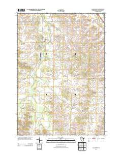 Cleghorn Wisconsin Historical topographic map, 1:24000 scale, 7.5 X 7.5 Minute, Year 2013