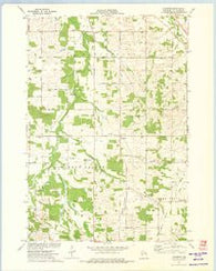 Cleghorn Wisconsin Historical topographic map, 1:24000 scale, 7.5 X 7.5 Minute, Year 1973