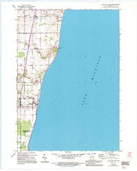 Cleveland East Wisconsin Historical topographic map, 1:24000 scale, 7.5 X 7.5 Minute, Year 1954