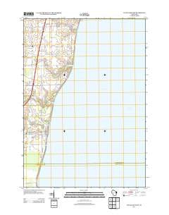 Cleveland East Wisconsin Historical topographic map, 1:24000 scale, 7.5 X 7.5 Minute, Year 2013