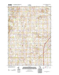 Cleveland West Wisconsin Historical topographic map, 1:24000 scale, 7.5 X 7.5 Minute, Year 2013