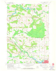 Clintonville North Wisconsin Historical topographic map, 1:24000 scale, 7.5 X 7.5 Minute, Year 1970