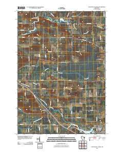 Clintonville North Wisconsin Historical topographic map, 1:24000 scale, 7.5 X 7.5 Minute, Year 2010