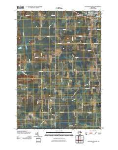Clintonville South Wisconsin Historical topographic map, 1:24000 scale, 7.5 X 7.5 Minute, Year 2010