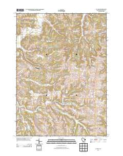 Clyde Wisconsin Historical topographic map, 1:24000 scale, 7.5 X 7.5 Minute, Year 2013