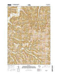 Clyde Wisconsin Current topographic map, 1:24000 scale, 7.5 X 7.5 Minute, Year 2016