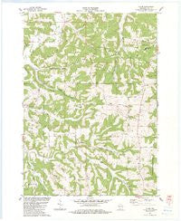 Clyde Wisconsin Historical topographic map, 1:24000 scale, 7.5 X 7.5 Minute, Year 1983
