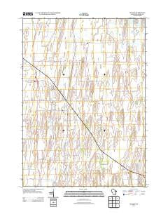 Clyman Wisconsin Historical topographic map, 1:24000 scale, 7.5 X 7.5 Minute, Year 2013