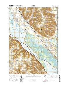 Cochrane Wisconsin Current topographic map, 1:24000 scale, 7.5 X 7.5 Minute, Year 2015